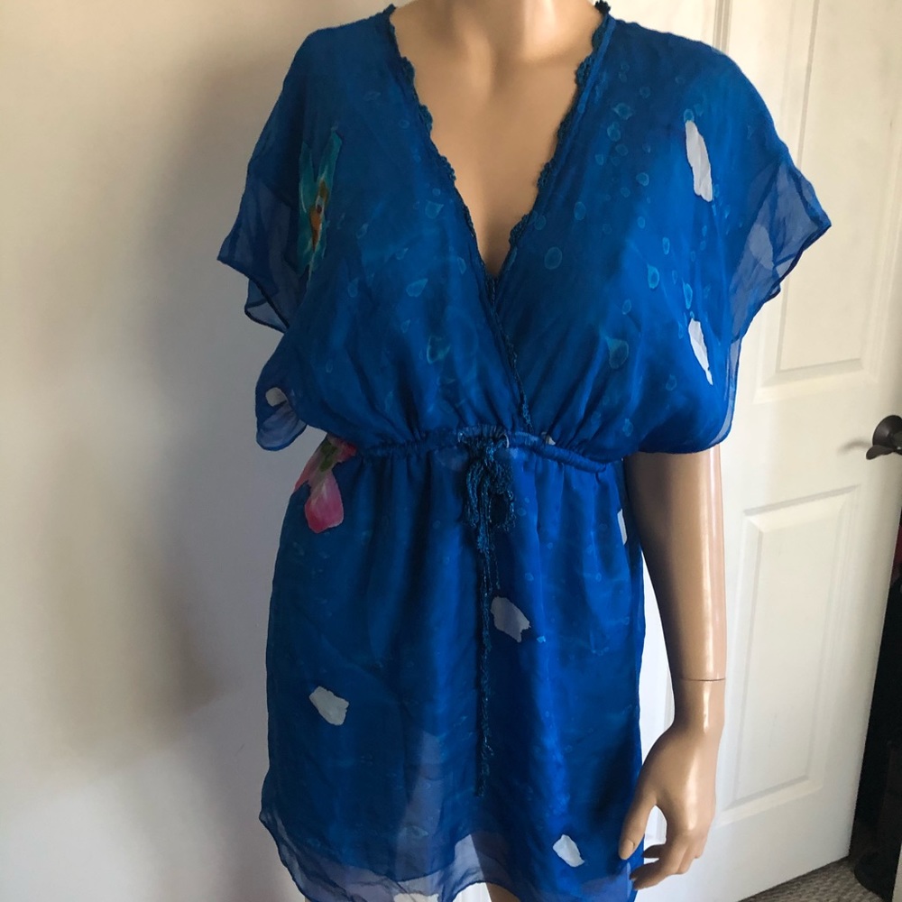 Blue Tassel Tunic